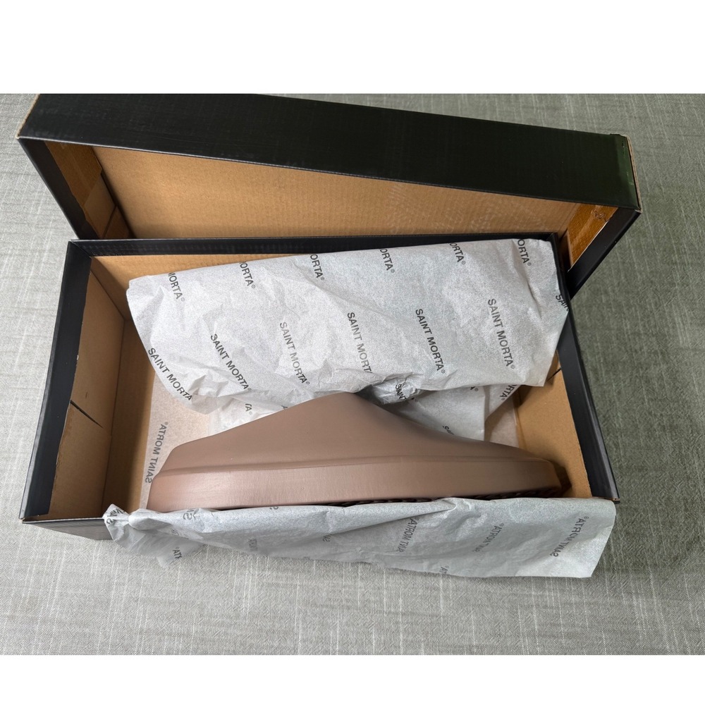 Saint Morta Flow Slide Taupe Mens Size 11 SMFLOWSL-TAUPE-11 Minimalist Mules New - Picture 2 of 10